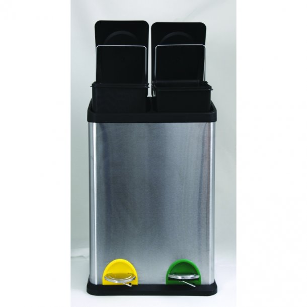 MSV Svartering Bin 2 x 20 liter - Matt Steel