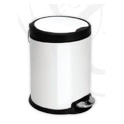 MSV Pedalspand Med Softluk 30 Liter - Hvid