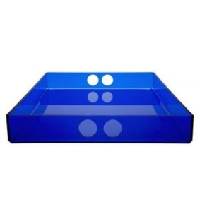 neon LIVING serveringsbakke Stor - Bl