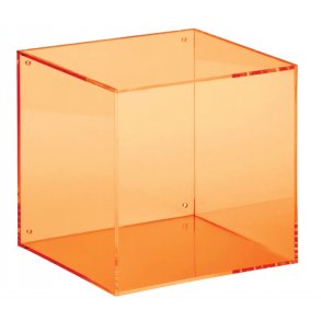 Neon Living Wall Box Square - orange