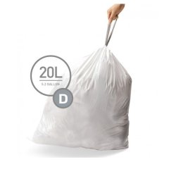 Simplehuman Affaldsposer 20 Liter - Kode D 20 STK