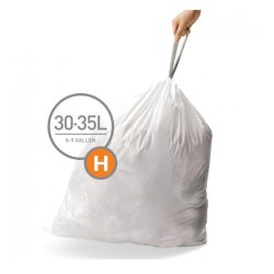 Simplehuman Affaldsposer 30-35liter - Kode H