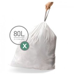 Simpelhuman Affaldsposer 80 Liter - Kode X - 60 stk