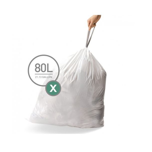 Simplehuman Garbage 80 liter - Code X - 60 st