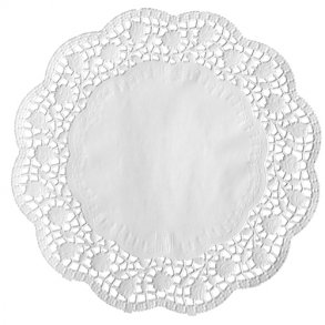 Stdter Kageservietter 6 stk. - Hvid