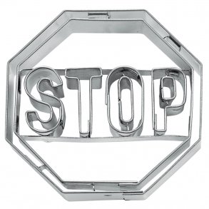 Stdter Udstiksform - Stop Skilt 5 cm