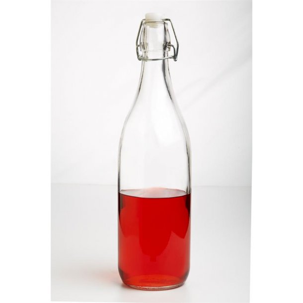 Steel Function Glasflaske M/Patentlg 1,0 Ltr Glas