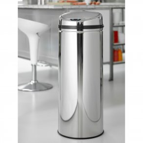 Steel Function Affaldsspand 50L. Autolg Steel/Sort