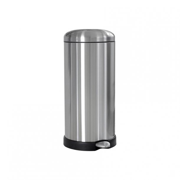 Steel Function 30 L. Pedal Bin Slow Down Steel/Sort