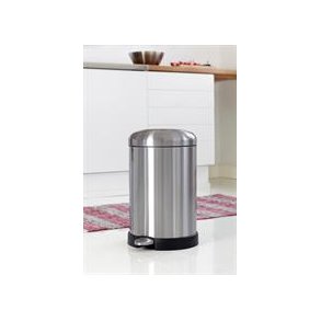 Steel Function 20 L. Pedal Bin Slow Down Steel/Sort