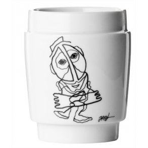 Steel Function Kunstkop Sort/Hvid Hvid MedSort print