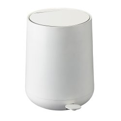 Zone Nova Pedalspand 5 Liter - Hvid