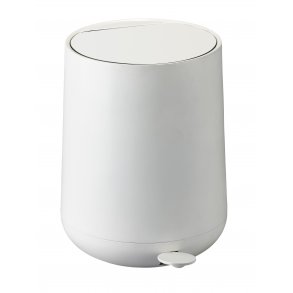 Zone Nova Pedalspand 5 Liter - Hvid