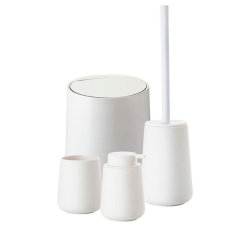 Zone Nova Pedalspand 5 Liter - Hvid