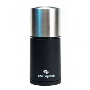 Microplane Krydderimlle sort/stl