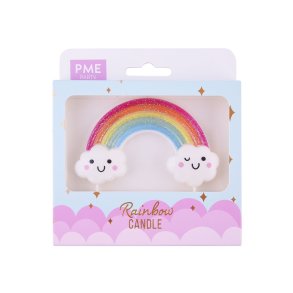 PME Fødselsdagslys Topper - Glitter Rainbow