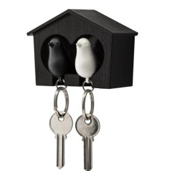 Qualy Ngleholder Duo - Sort Hus