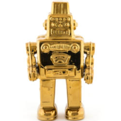 Seletti My Robot MEMORABILIA GOLD - 17,4 x 12,4 x 30 cm