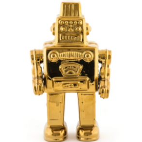 Seletti My Robot MEMORABILIA GOLD - 17,4 x 12,4 x 30 cm