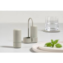 Zone Singles Salt-, Peberst 6,5 x 3,3 x 8,9 cm Warm grey