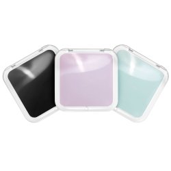 Gillian Jones Make-Up Spejl / Lommespejl - 1x/3x Forstrrelse - ass. farve