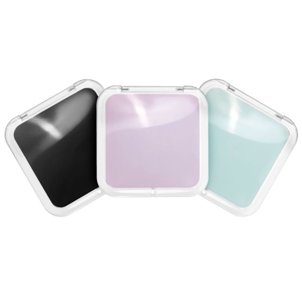 Gillian Jones Make-Up Spejl / Lommespejl - 1x/3x Forst�rrelse - ass. farve
