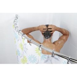 Croydex Teleskop buet forhngsstang