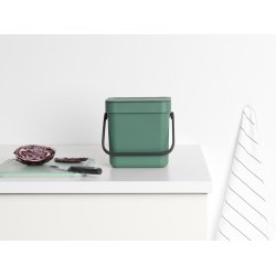 Brabantia Affaldsspand m/ Lg - Affaldssortering 3 Liter Uden Vgbeslag