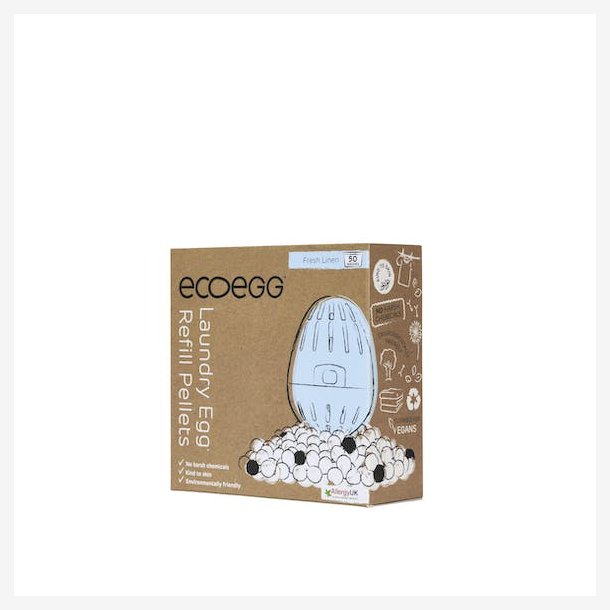 Ecoegg - Vaske�g til 823 - med Frisk Linned Duft  (70 vaske) - Ekstra Enzymer