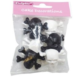 Culpitt Kranie og knogler Ringe - 6 stk