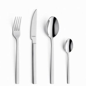 Amefa Premiere Bestik Cube Blank - 24 Dele 18/10 Stl