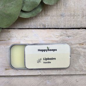 HappySoaps - Læbepomade med Vanilje (10 ml)