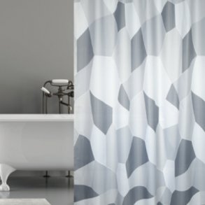 MSV Polyester Curtain Shower 180 x 200cm Origami