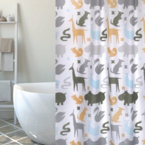 MSV Polyester Bruseforhng 180 x 200cm Noah