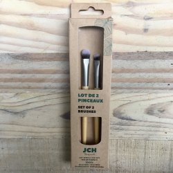 JCH Respect - S�t med �jenbryn- og �jenskyggeb�rste med Bambusskaft (2 pak)