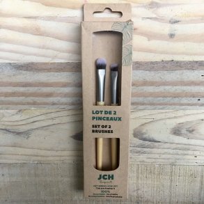 JCH Respect - S�t med �jenbryn- og �jenskyggeb�rste med Bambusskaft (2 pak)
