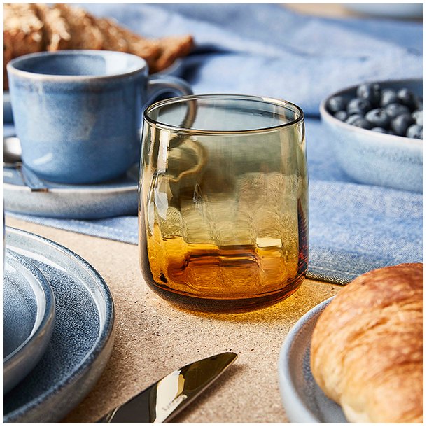 Aida Sholm Sonja Dricksglas 2 st - Amber