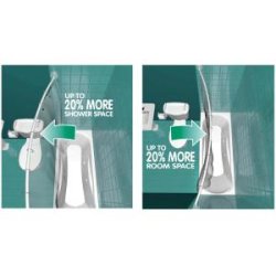 Croydex Space tornar gardinstng