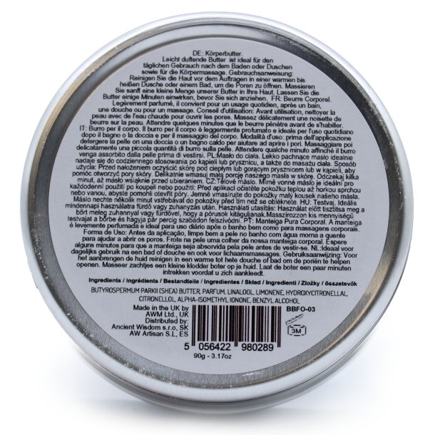 Ancient Scented Shea Body Butter 90g - Ravishing Orchid