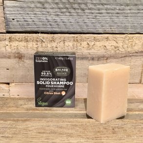 Balade en Provence - �kologisk Invigorating Shampoo Bar til M�nd med citrus (40 g)