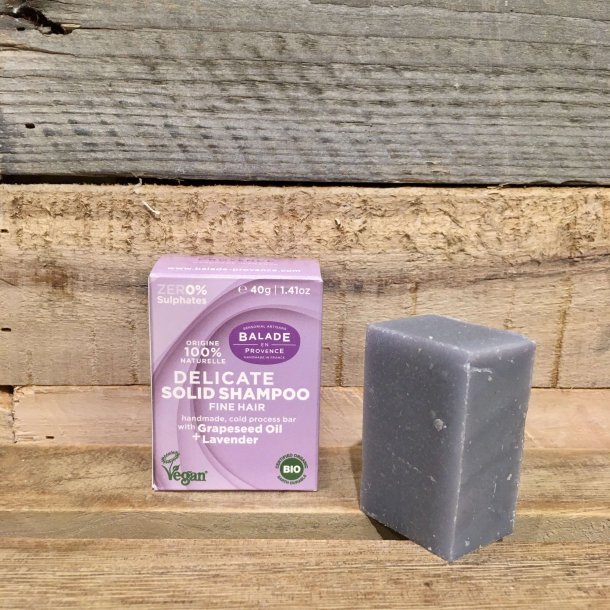 Balade en Provence - kologisk Delicate Shampoo Bar Lavender Fine Hair (40 g)