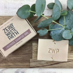 Zero Waste Path - Shampoo Bar Lavender til Tyndt / Fedtet Hr (100 g)