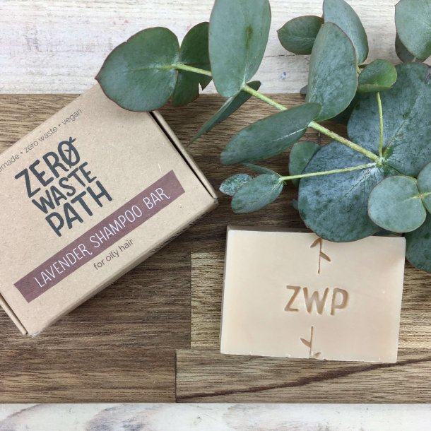 Zero Waste Path - Shampoo Bar Lavender til Tyndt / Fedtet Hr (100 g)