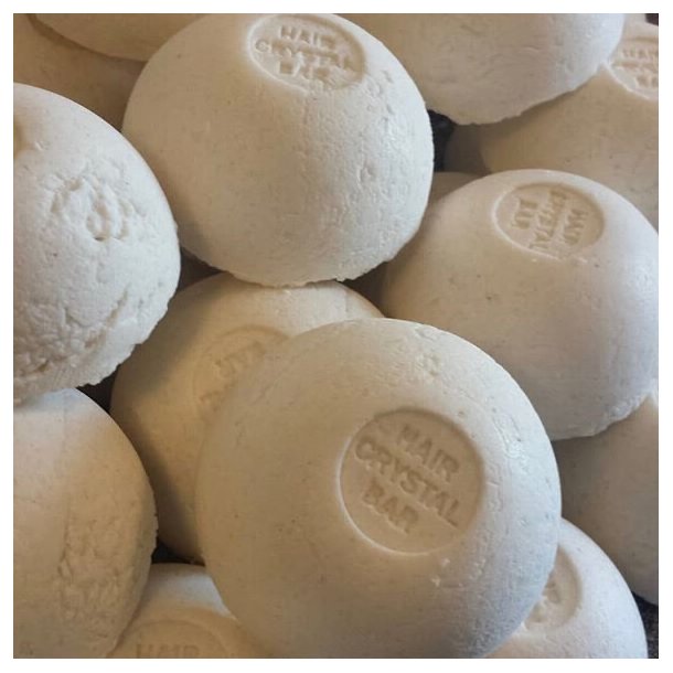 Lundegaardens - Hair Crystal Shampoo &amp; Balsambar - Neutral Uden Duft (80 g)