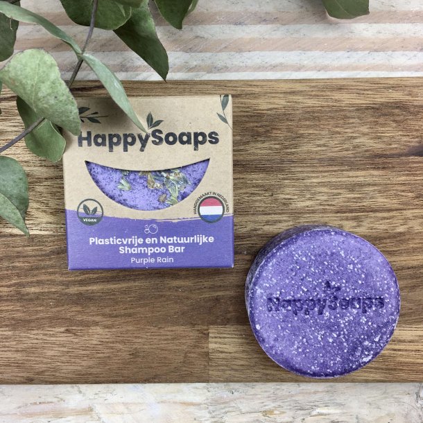 HappySoaps - Purple Rain Shampoo Bar (70 g)