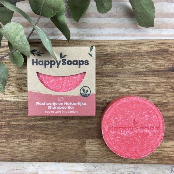 HappySoaps - You Are One in a Melon Shampoo Bar (70 g)