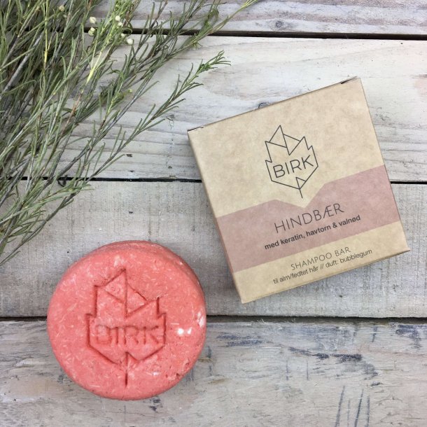 Birk - Shampoo Bar Hindbr til Normalt / Fedtet Hr (85 g)