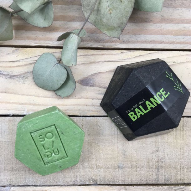 Solidu - Shampoo Bar Balance - Fedtet Hr (70 g)