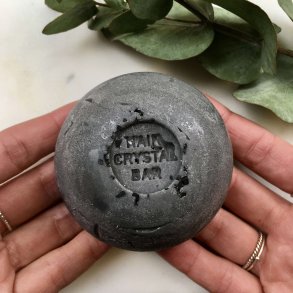 Lundegaardens - Hair Crystal Shampoo & Balsambar - Charcoal Clean Essential Detox Kul (80 g)