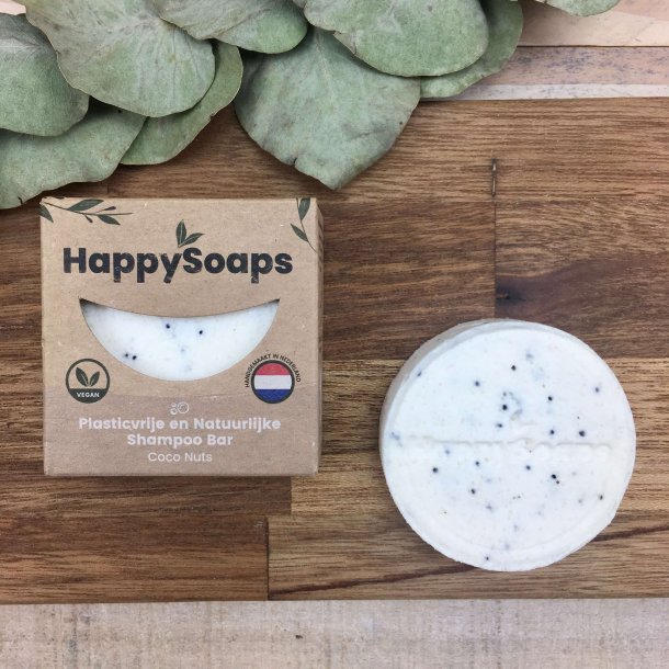 HappySoaps - Coconut Shampoo Bar (70 g)